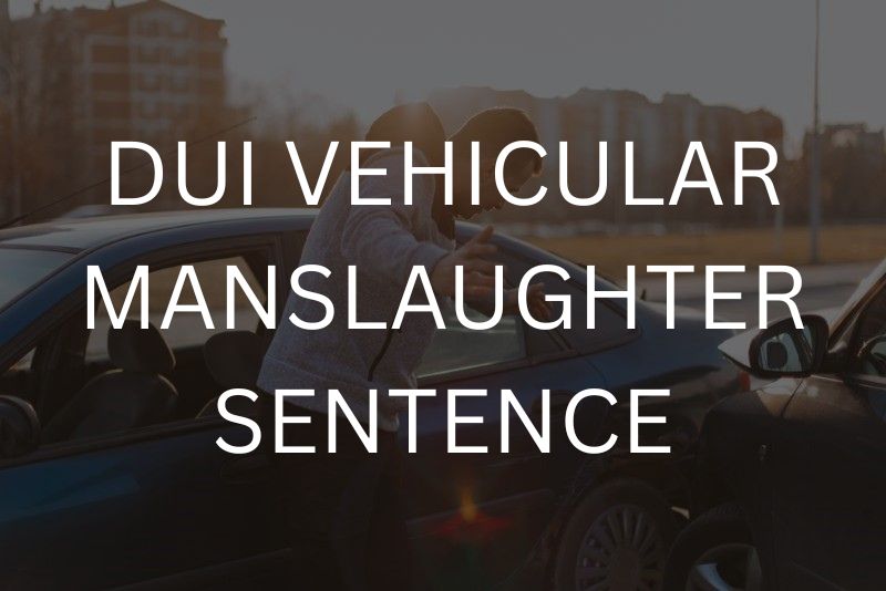 DUI vehicular manslaughter sentence