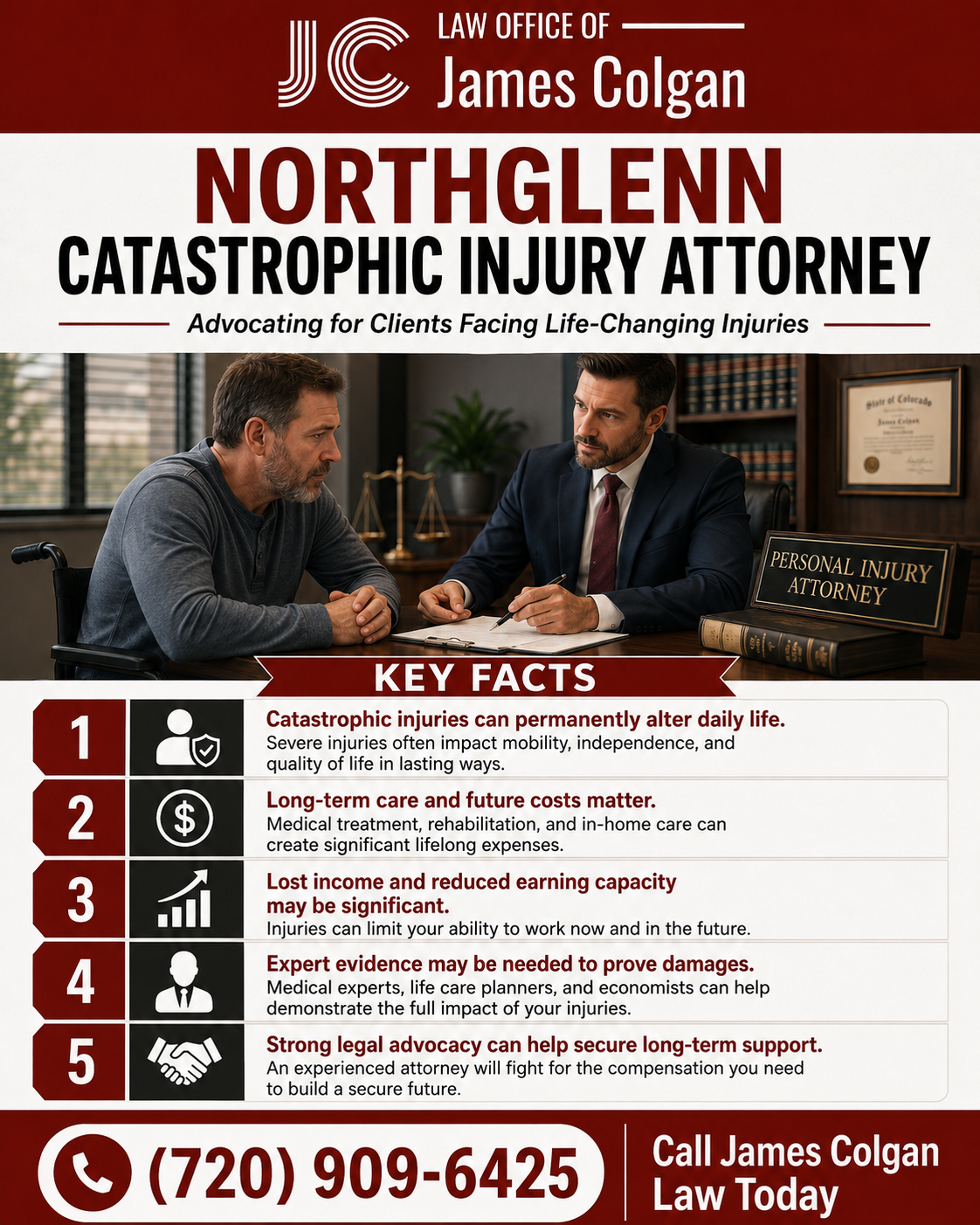 Catastrophic Injury Attorney Infographic