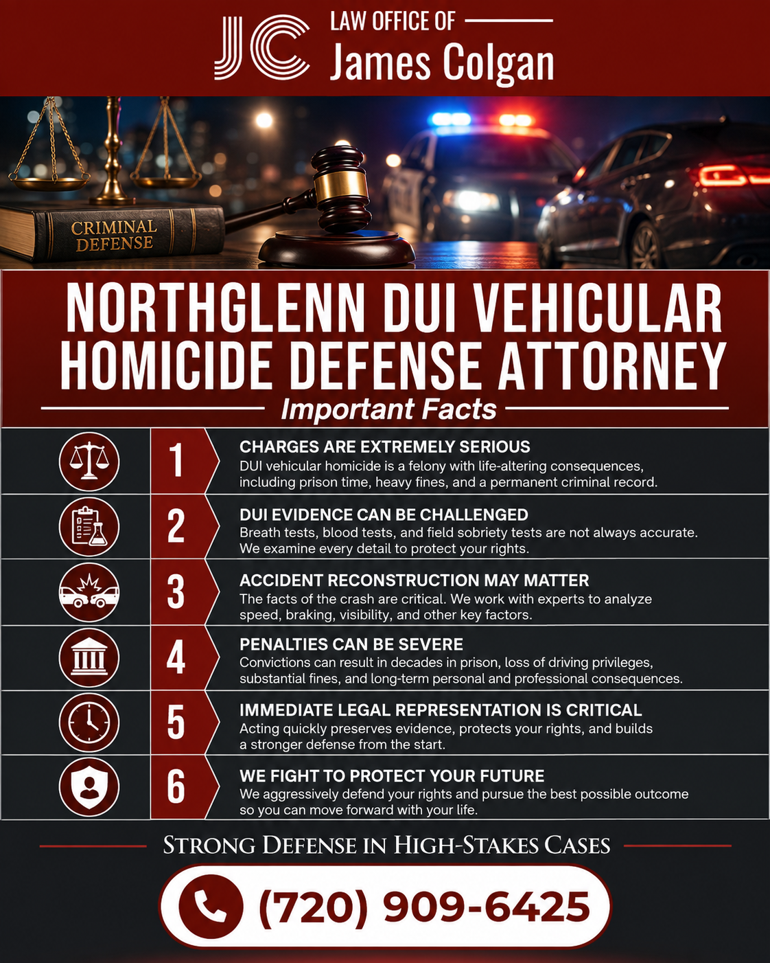 DUI Vehicular Homicide Attorney Infographic
