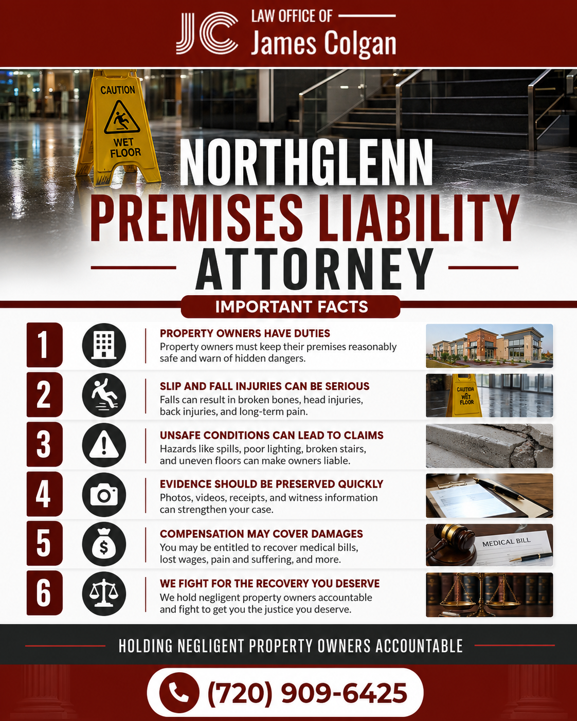 Premises Liability Attorney Infographic