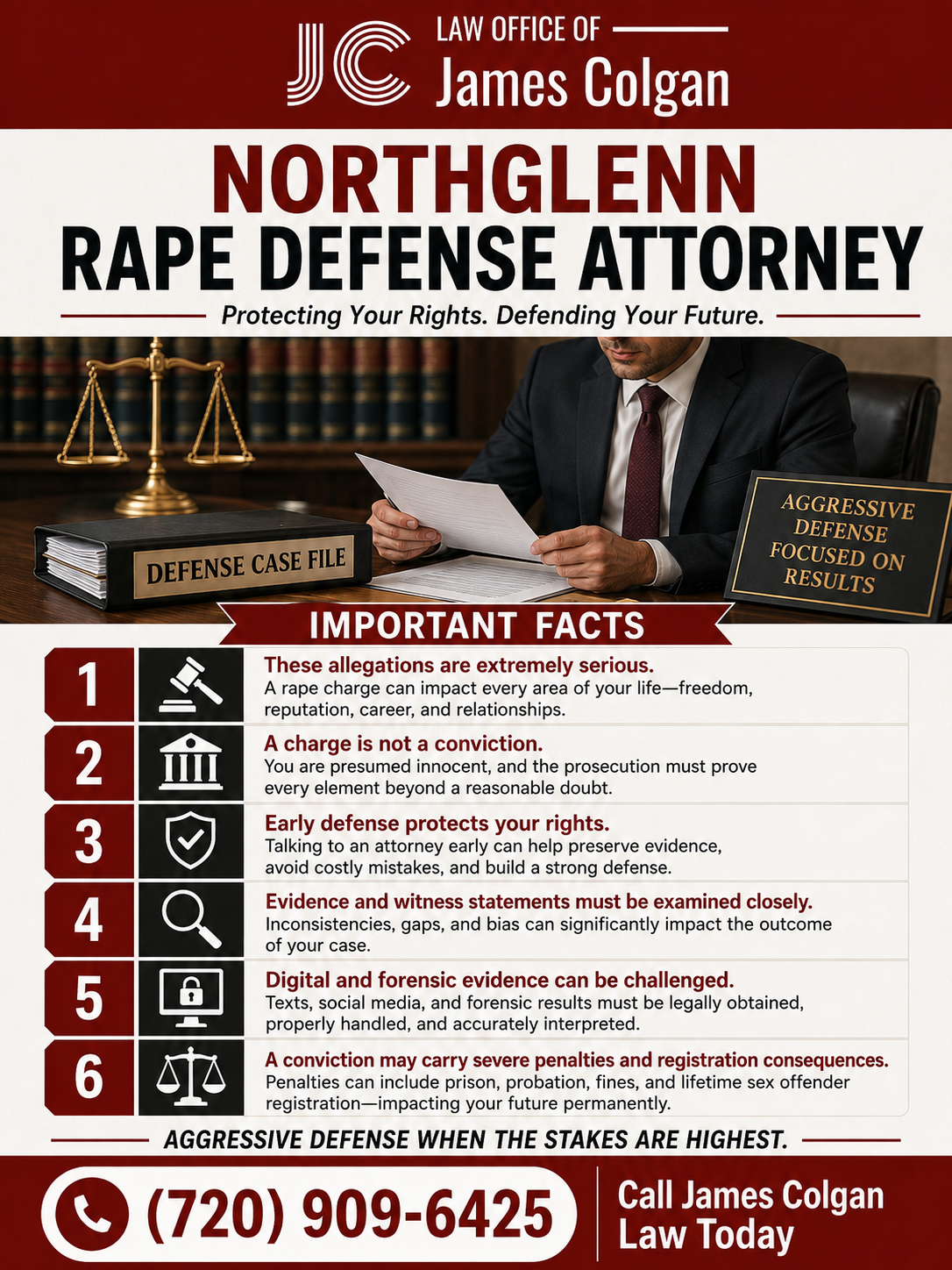 Rape Defense Attorney Infographic
