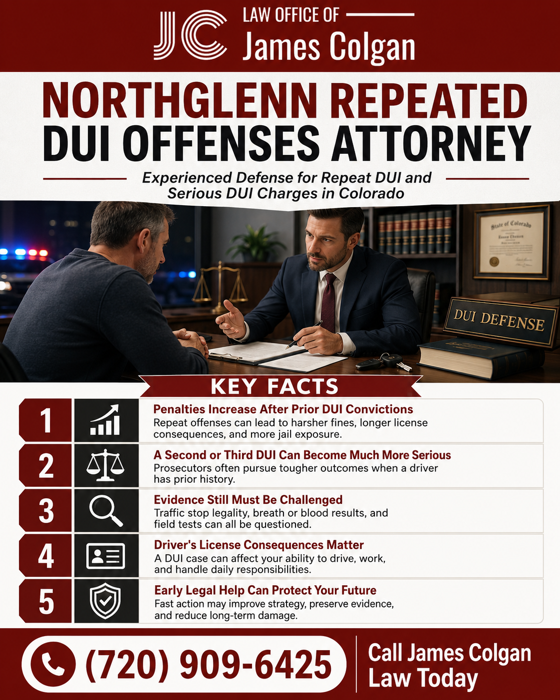 Repeated DUI Offenses Attorney Infographic