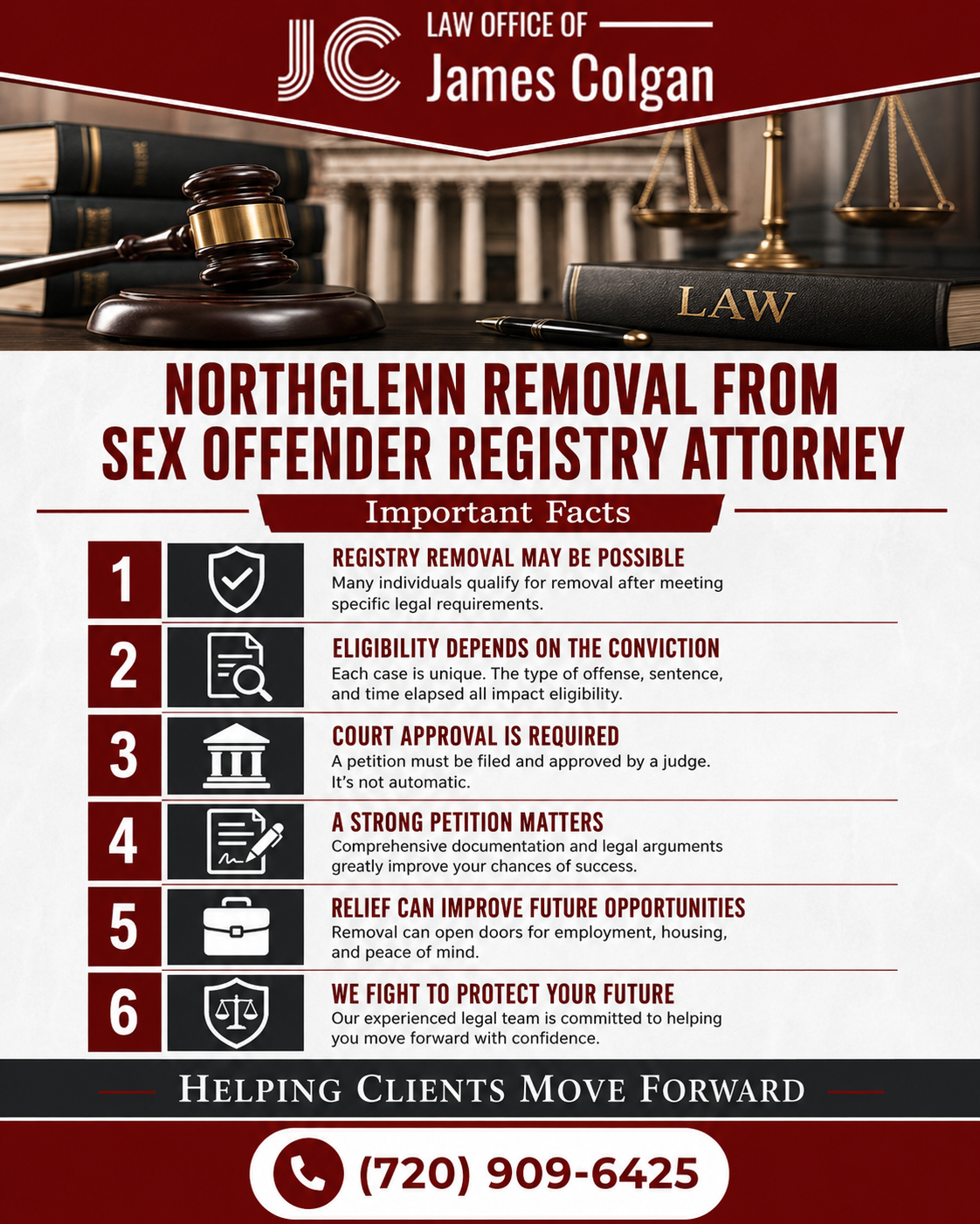 Sex Offender Registry Removal Attorney Infographic