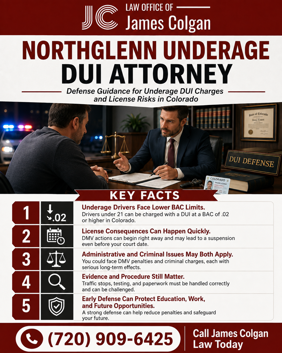 Underage Drinking and Driving Attorney Infographic