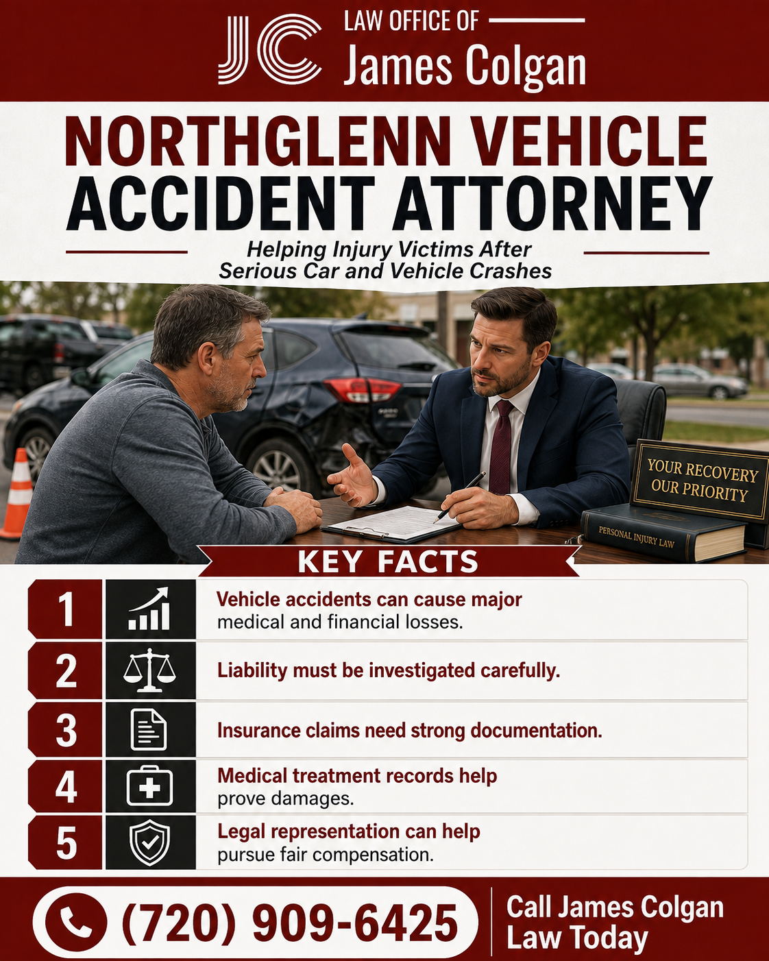 Vehicle Accident Attorney Infographic