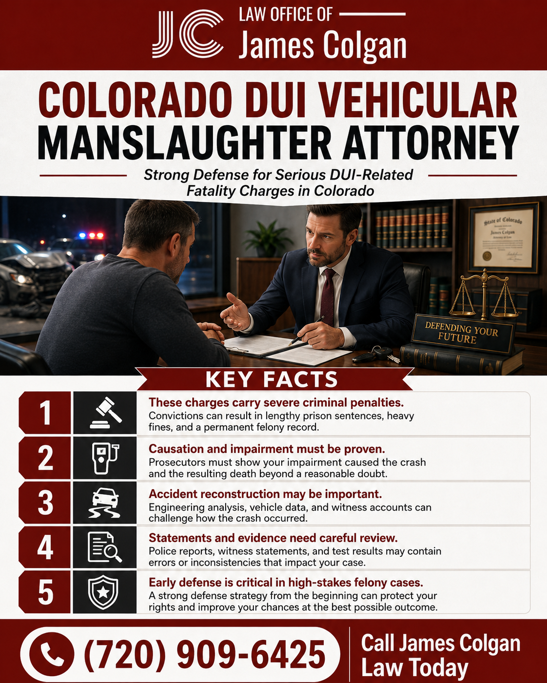 Vehicular Manslaughter DUI Attorney Infographic